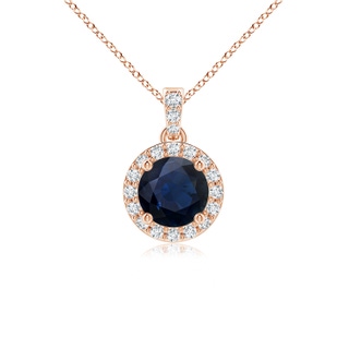 Round A Blue Sapphire