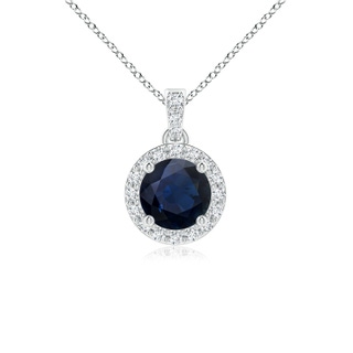 Round A Blue Sapphire