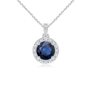 Round AA Blue Sapphire