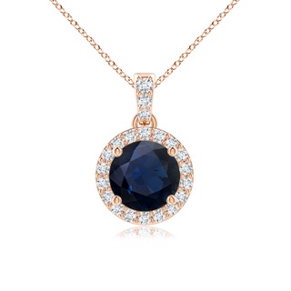 Round A Blue Sapphire