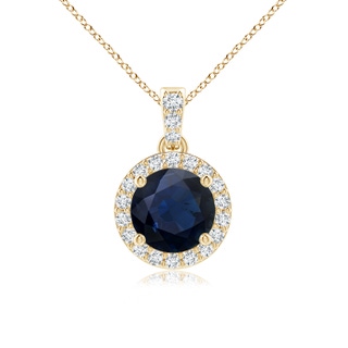 Round A Blue Sapphire