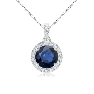 Round AA Blue Sapphire