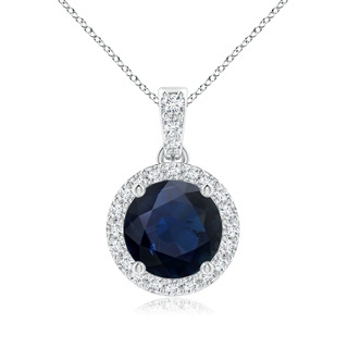 Round A Blue Sapphire