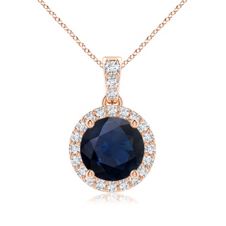 Round A Blue Sapphire