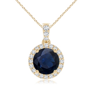 Round A Blue Sapphire