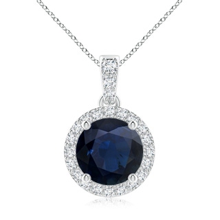 Round A Blue Sapphire