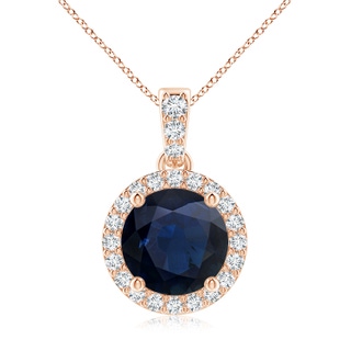 Round A Blue Sapphire