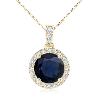 Round A Blue Sapphire