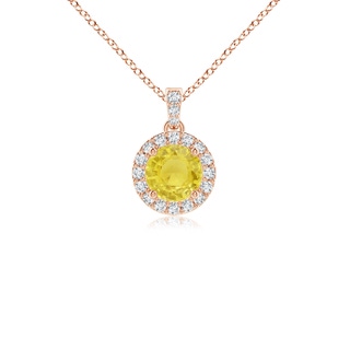 Round A Yellow Sapphire