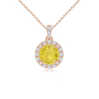 Round A Yellow Sapphire
