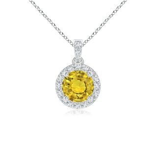 Round AAAA Yellow Sapphire