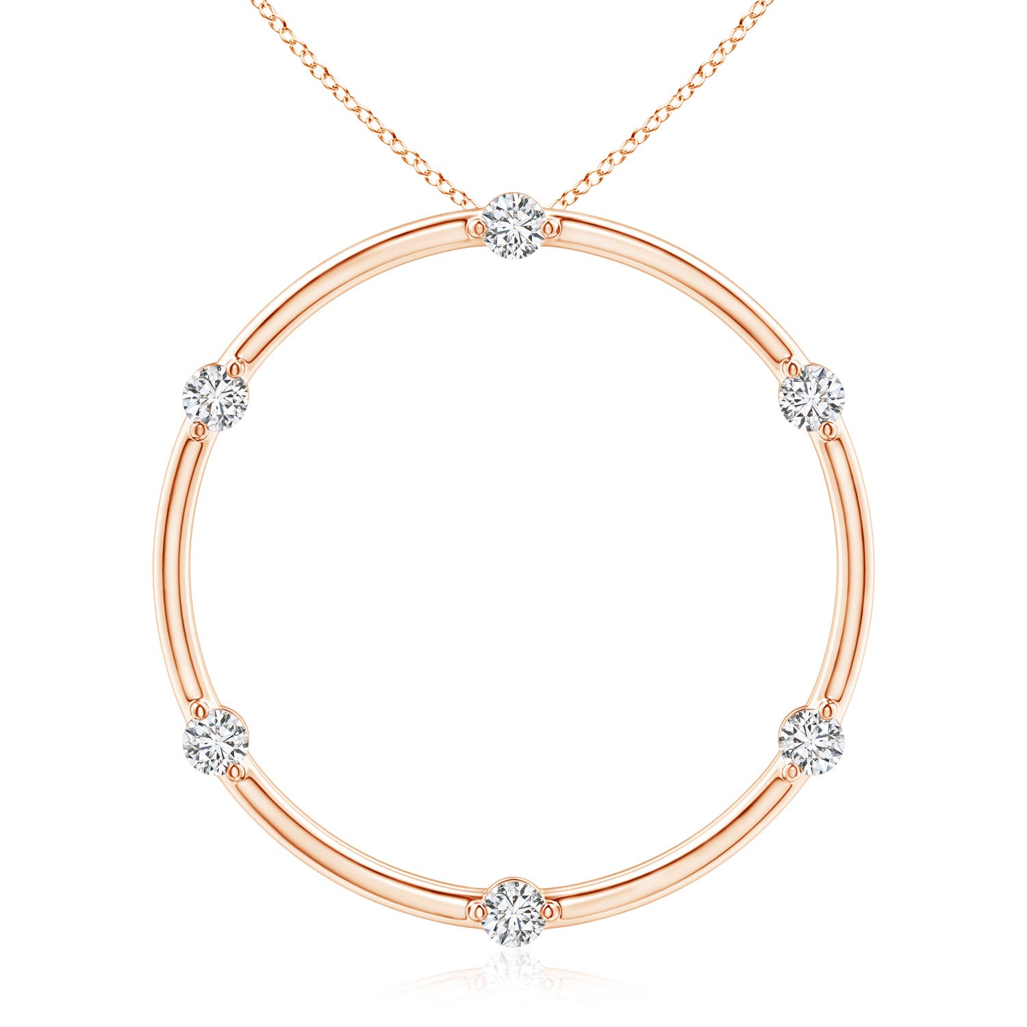 H, SI2 / 0.35 CT / 14 KT Rose Gold