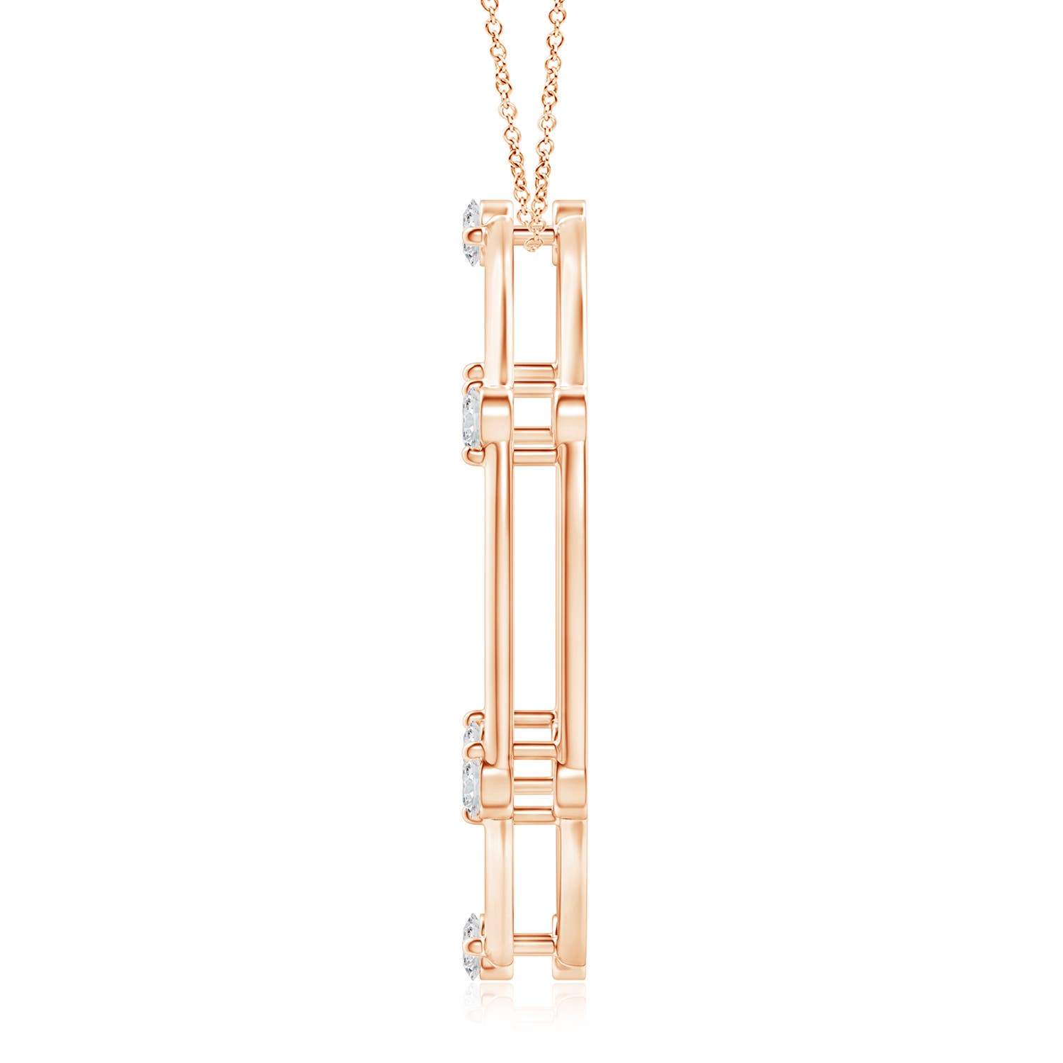 H, SI2 / 0.35 CT / 14 KT Rose Gold