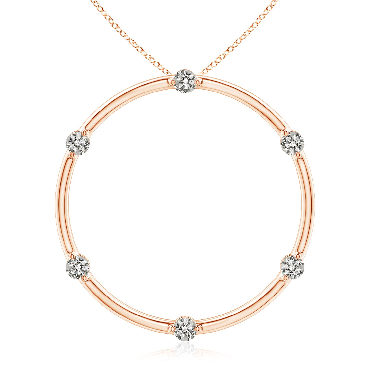 K, I3 / 0.35 CT / 14 KT Rose Gold