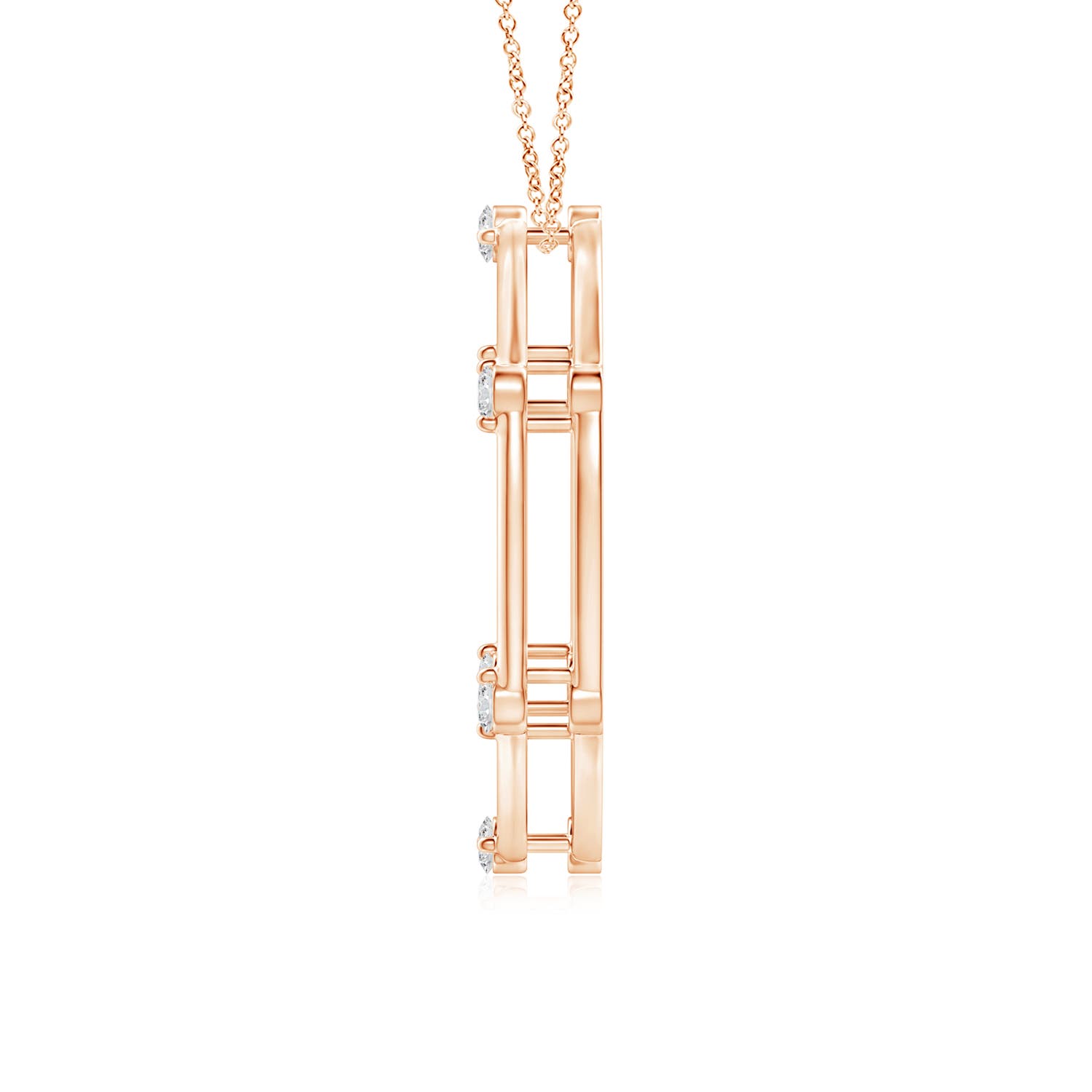 H, SI2 / 0.21 CT / 14 KT Rose Gold