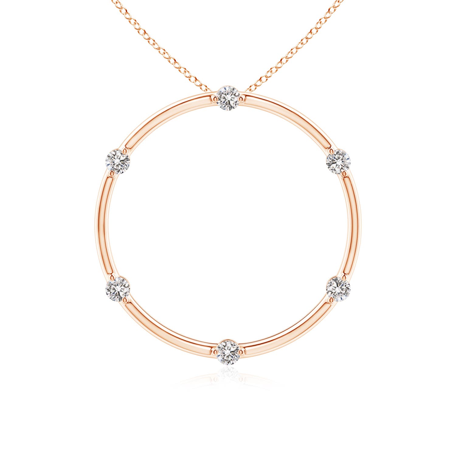 I-J, I1-I2 / 0.21 CT / 14 KT Rose Gold