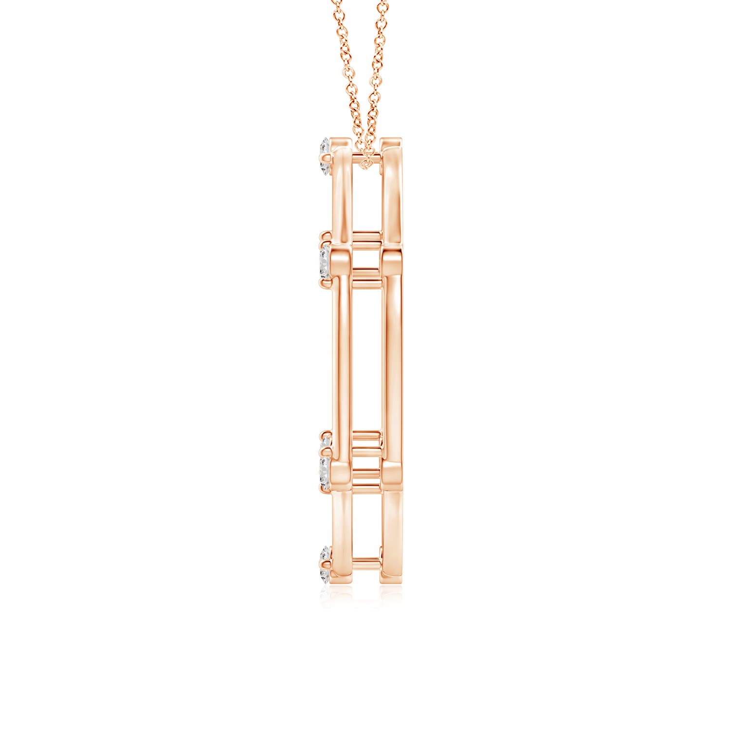 I-J, I1-I2 / 0.21 CT / 14 KT Rose Gold