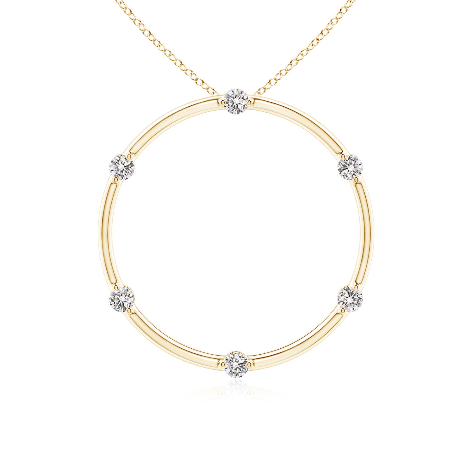 I-J, I1-I2 / 0.21 CT / 14 KT Yellow Gold