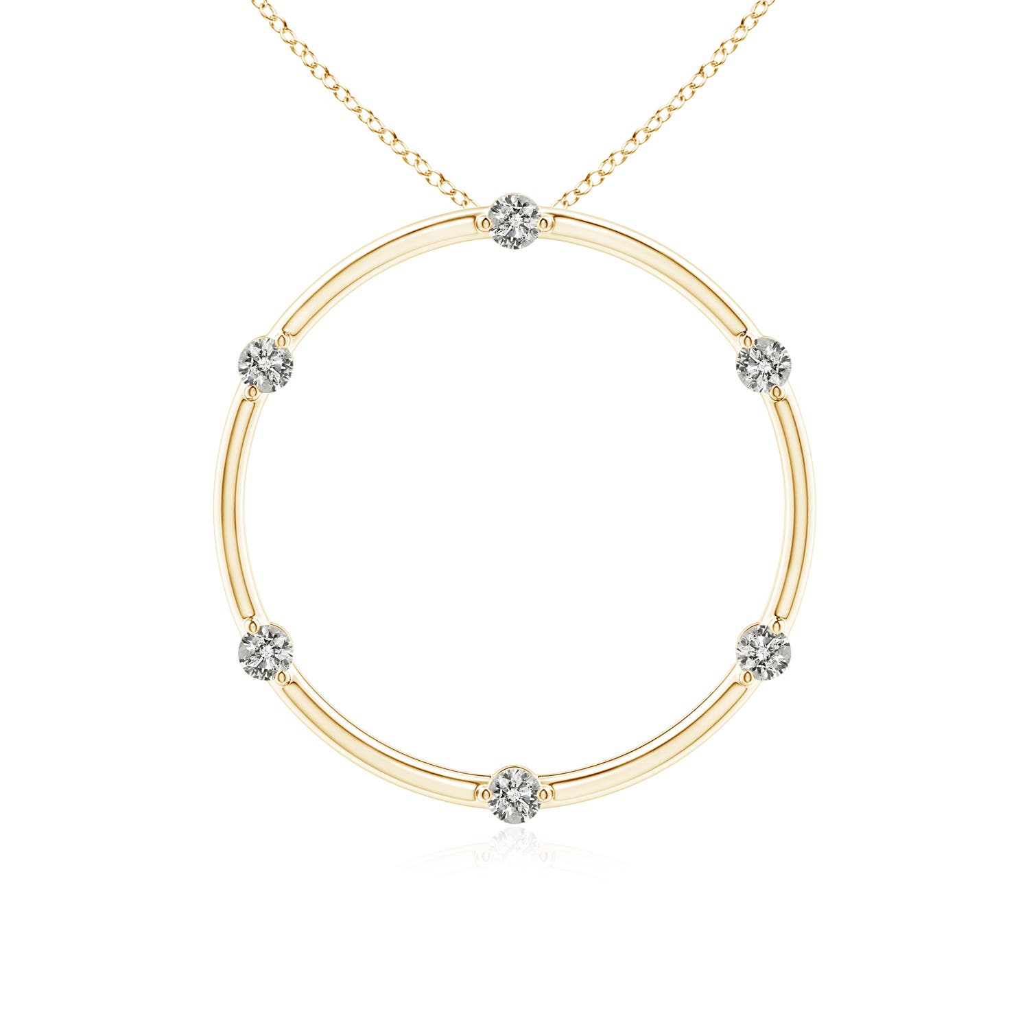 K, I3 / 0.21 CT / 14 KT Yellow Gold