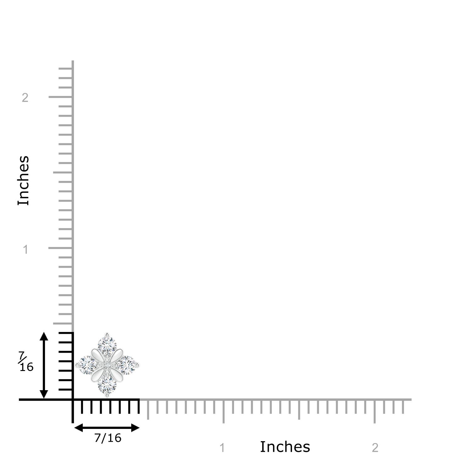 F-G, VS / 0.32 CT / 14 KT White Gold