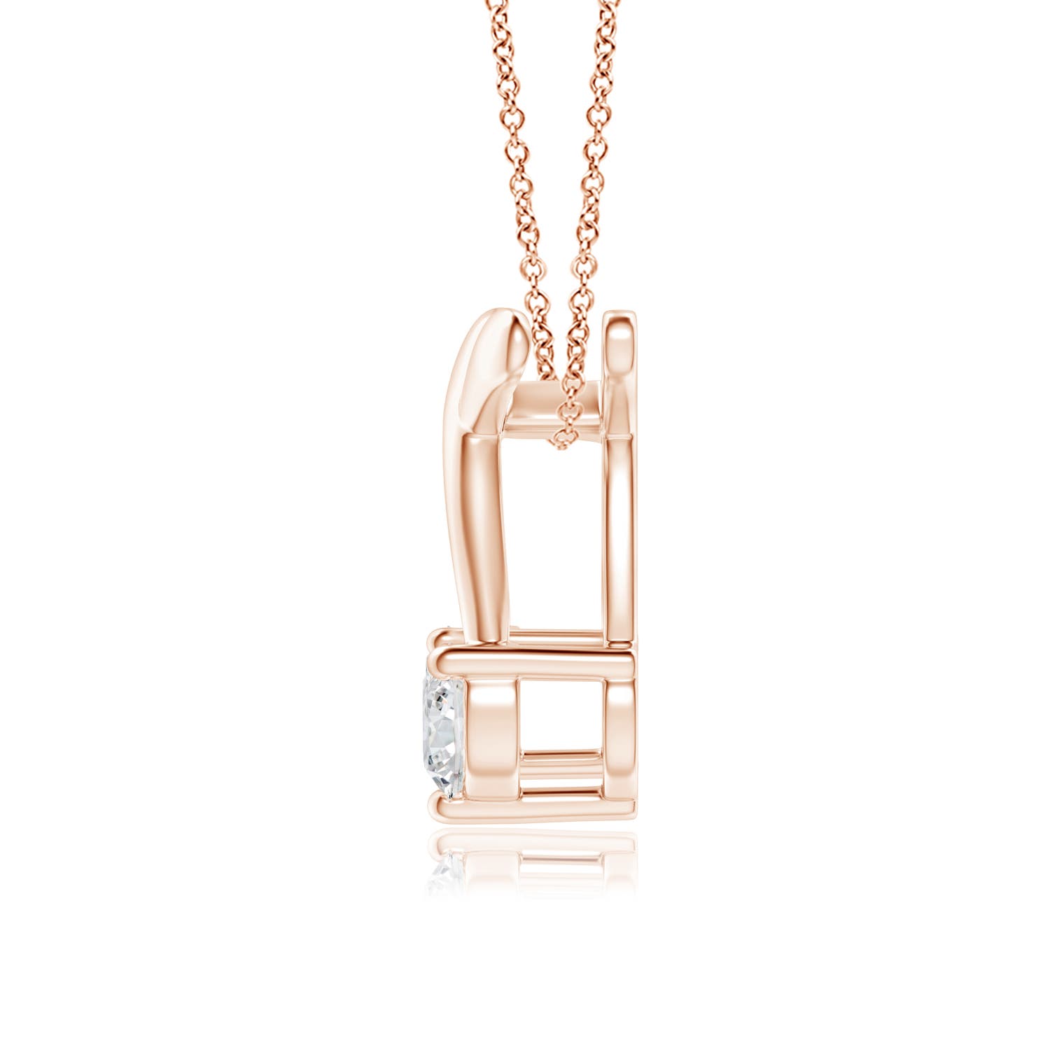 H, SI2 / 0.26 CT / 14 KT Rose Gold