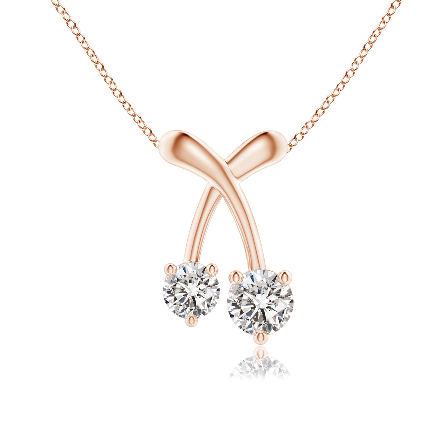 I-J, I1-I2 / 0.26 CT / 14 KT Rose Gold