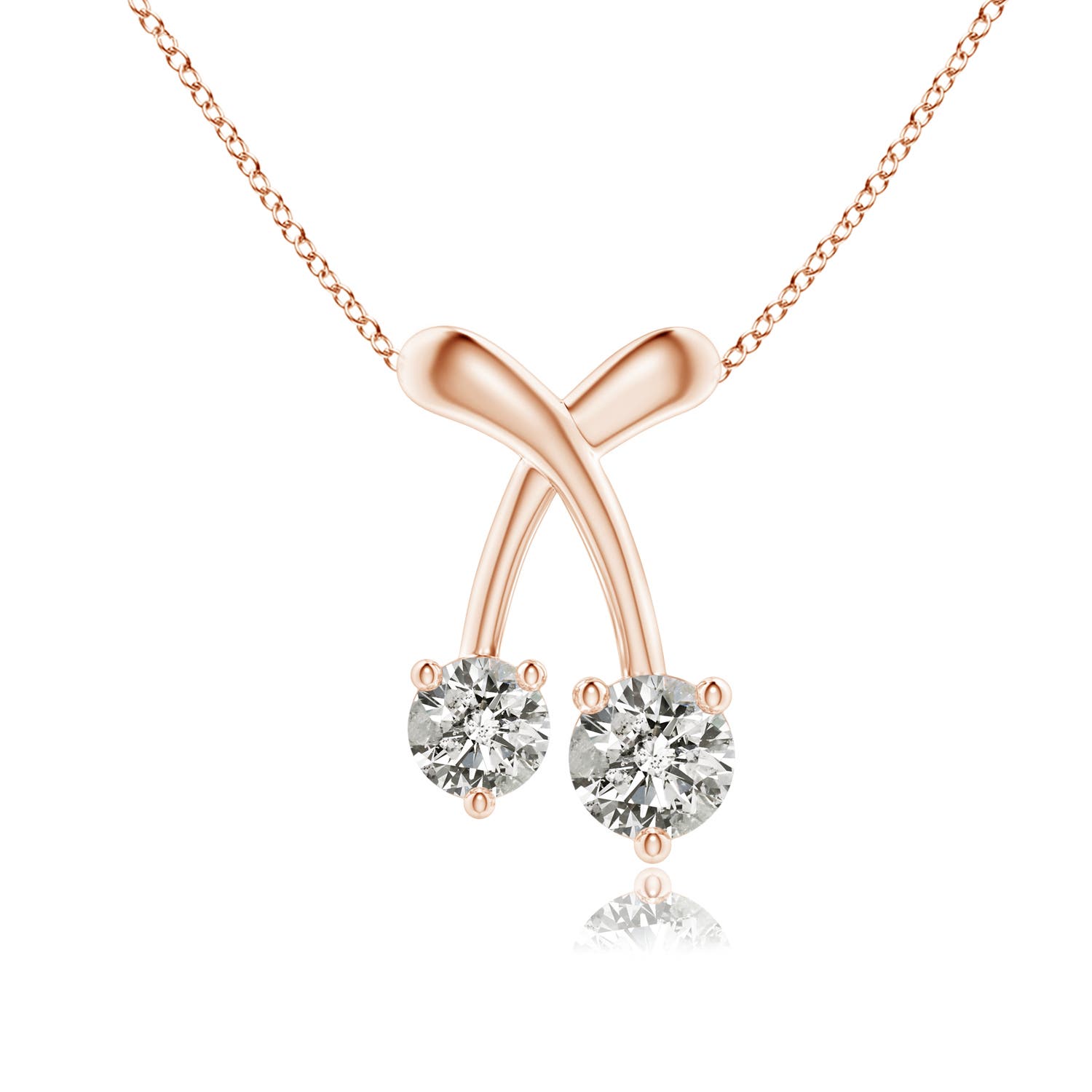 K, I3 / 0.26 CT / 14 KT Rose Gold