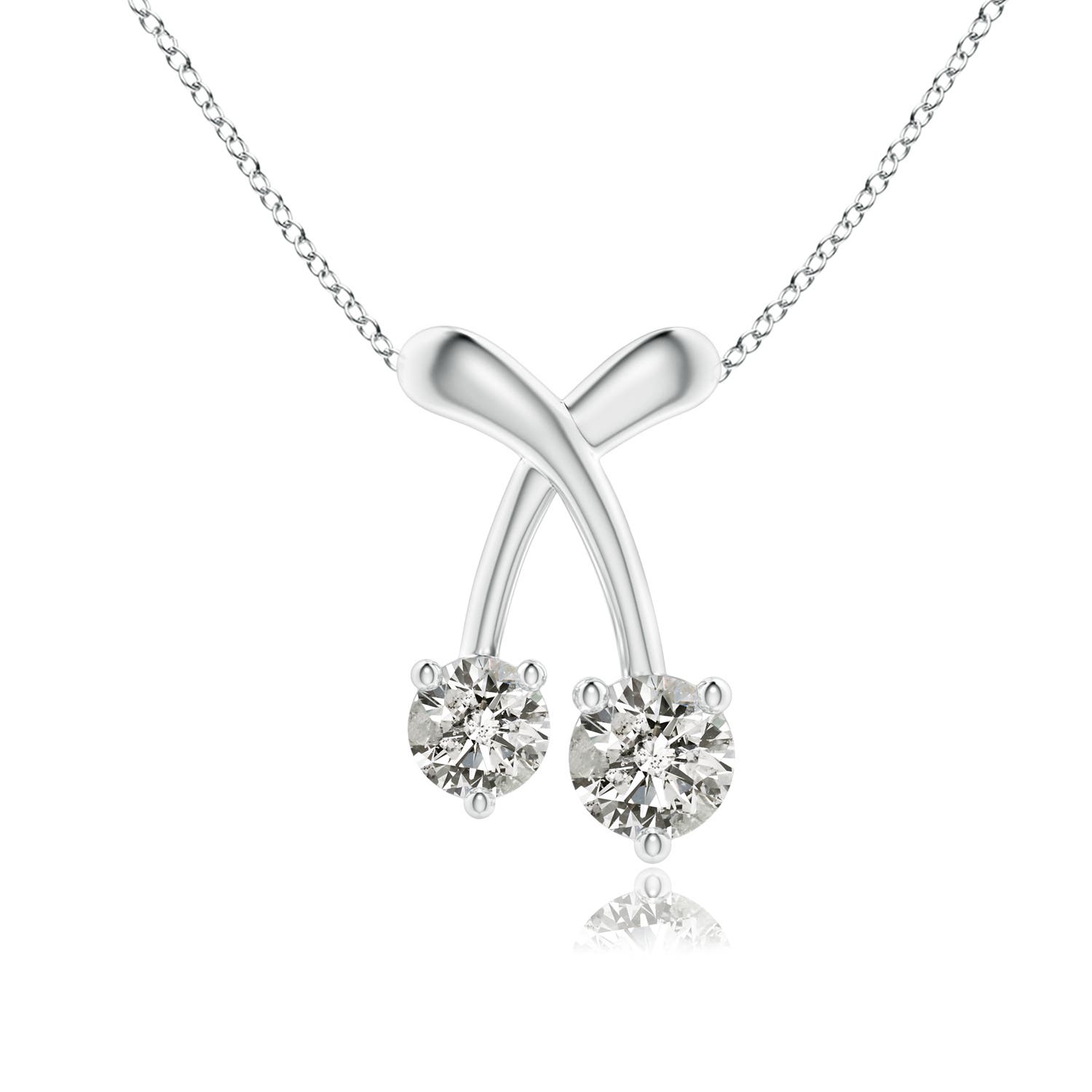 K, I3 / 0.26 CT / 14 KT White Gold