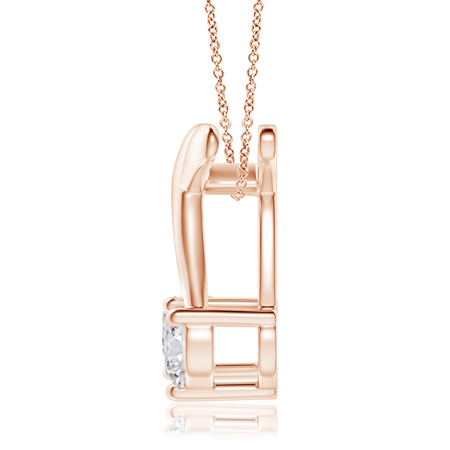 H, SI2 / 0.5 CT / 14 KT Rose Gold