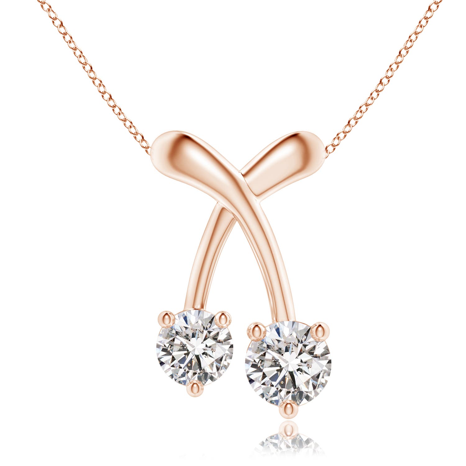 I-J, I1-I2 / 0.5 CT / 14 KT Rose Gold