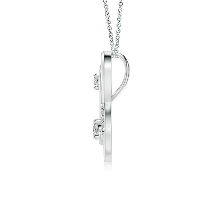 K, I3 / 0.14 CT / 14 KT White Gold