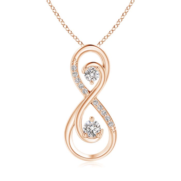 I-J, I1-I2 / 0.23 CT / 14 KT Rose Gold