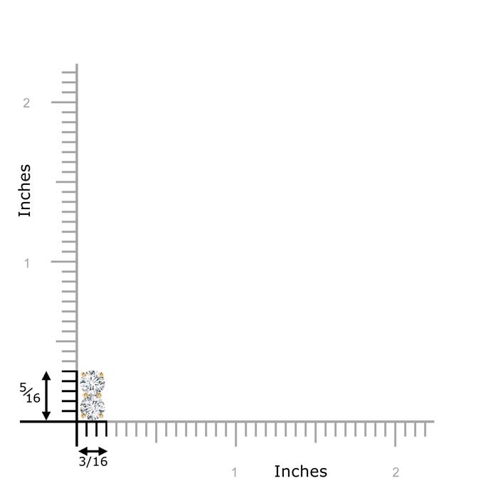 F-G, VS / 0.5 CT / 14 KT Yellow Gold