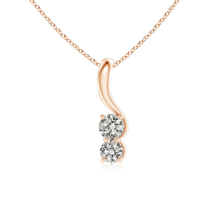 K, I3 / 0.45 CT / 14 KT Rose Gold