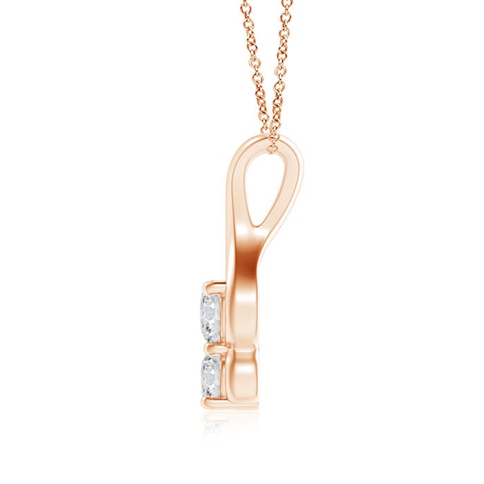 H, SI2 / 0.75 CT / 14 KT Rose Gold