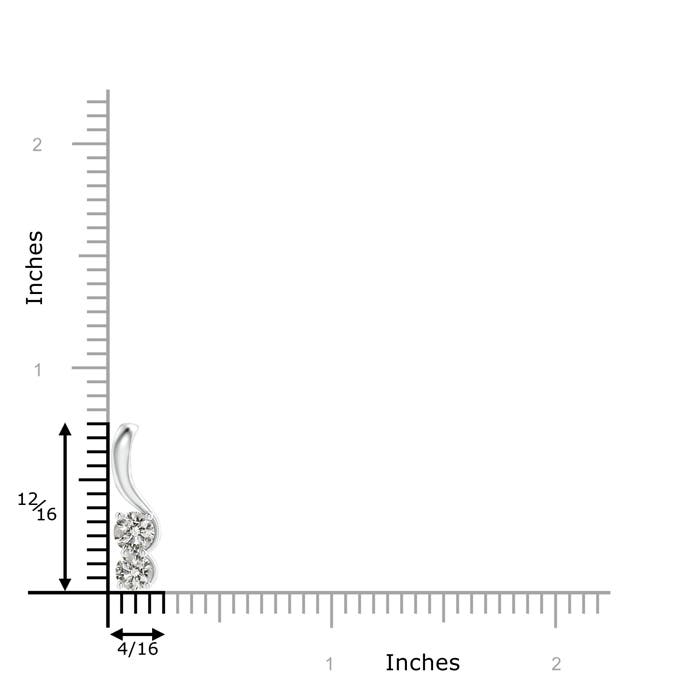 K, I3 / 0.75 CT / 14 KT White Gold