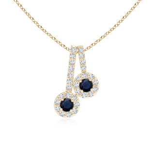 Round A Blue Sapphire