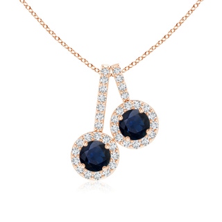 Round A Blue Sapphire