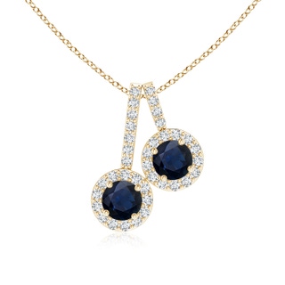 Round A Blue Sapphire