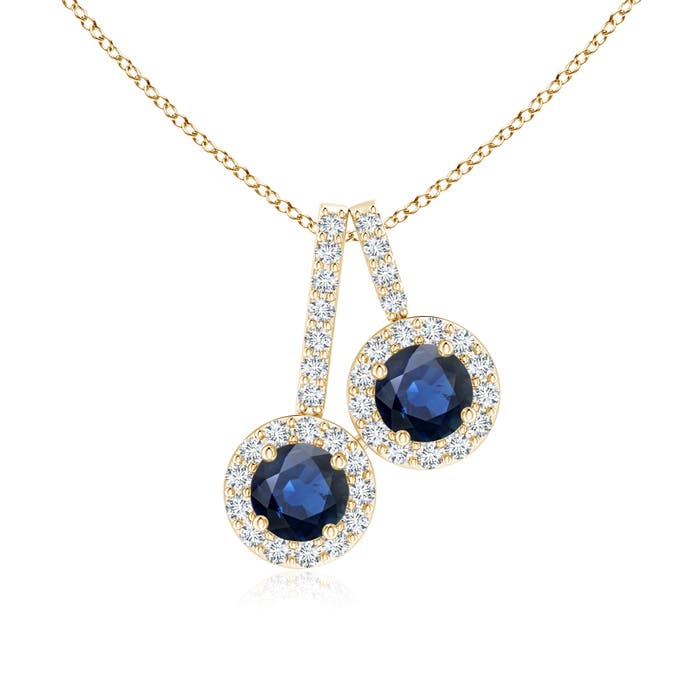 AA - Blue Sapphire / 0.67 CT / 14 KT Yellow Gold