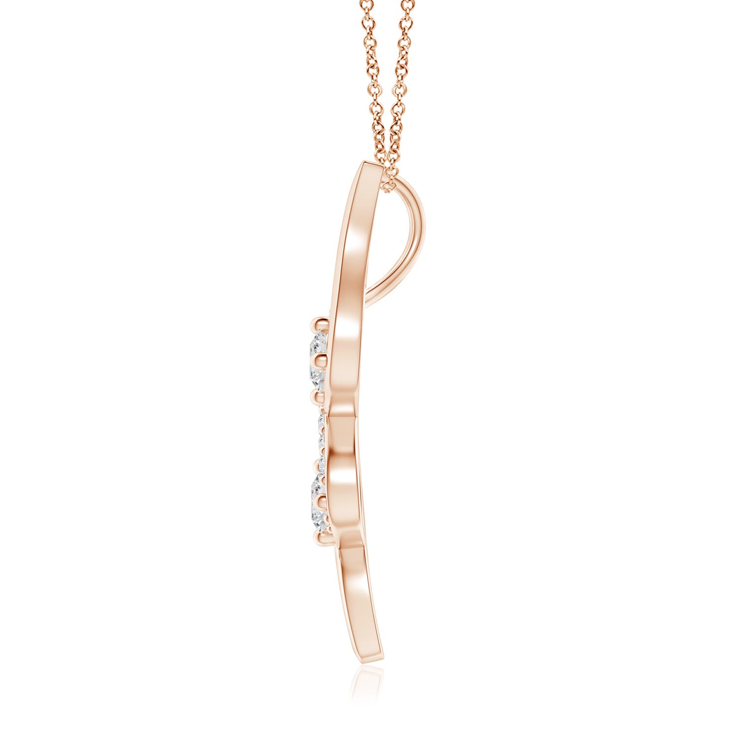 H, SI2 / 0.34 CT / 14 KT Rose Gold