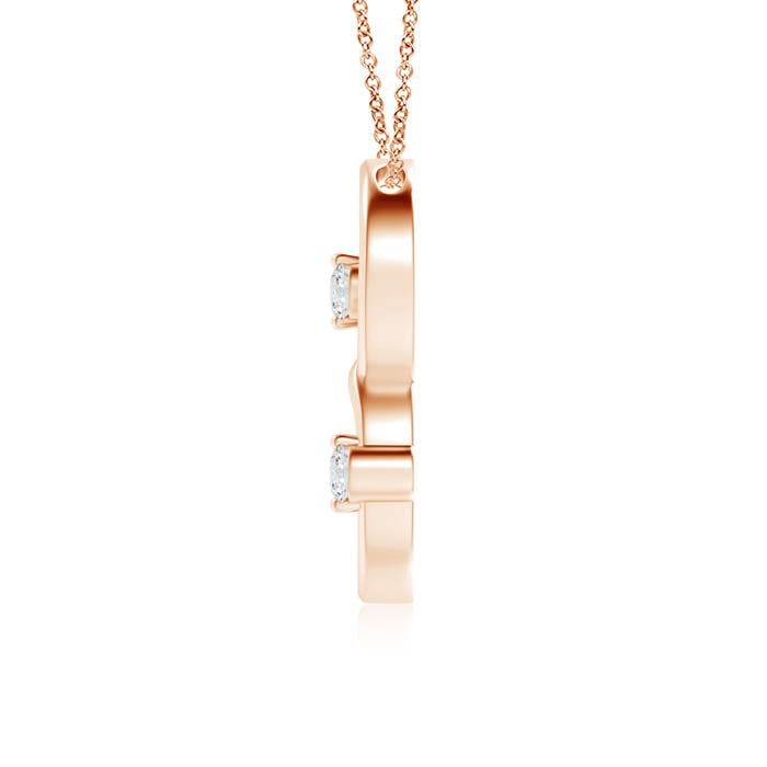 G, VS2 / 0.25 CT / 14 KT Rose Gold