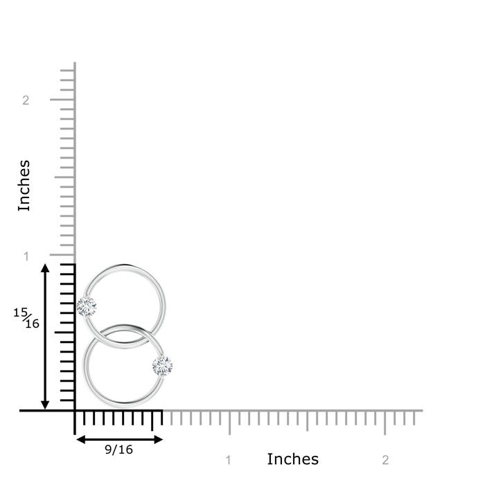 G, VS2 / 0.25 CT / 14 KT White Gold