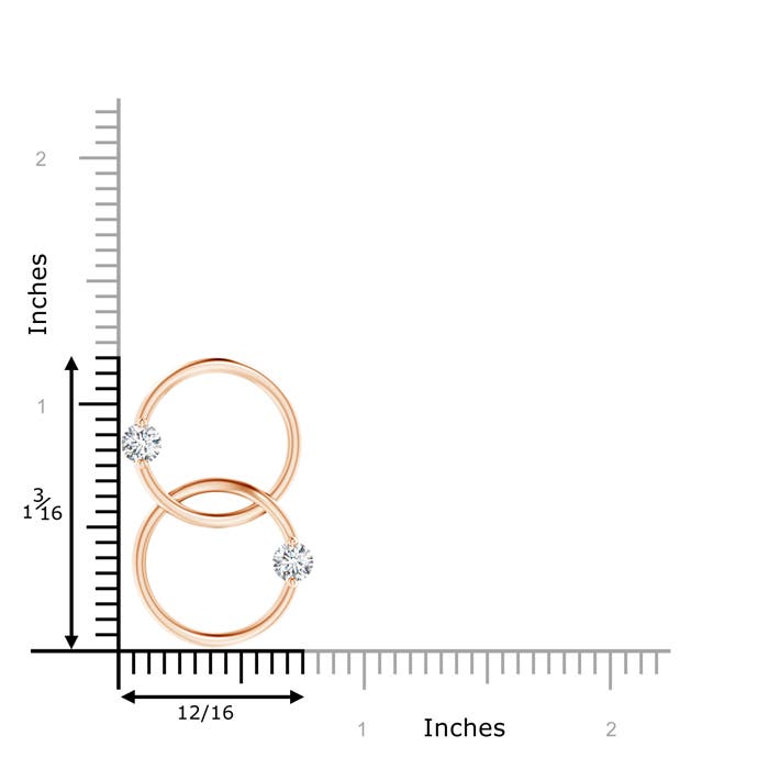 G, VS2 / 0.5 CT / 14 KT Rose Gold