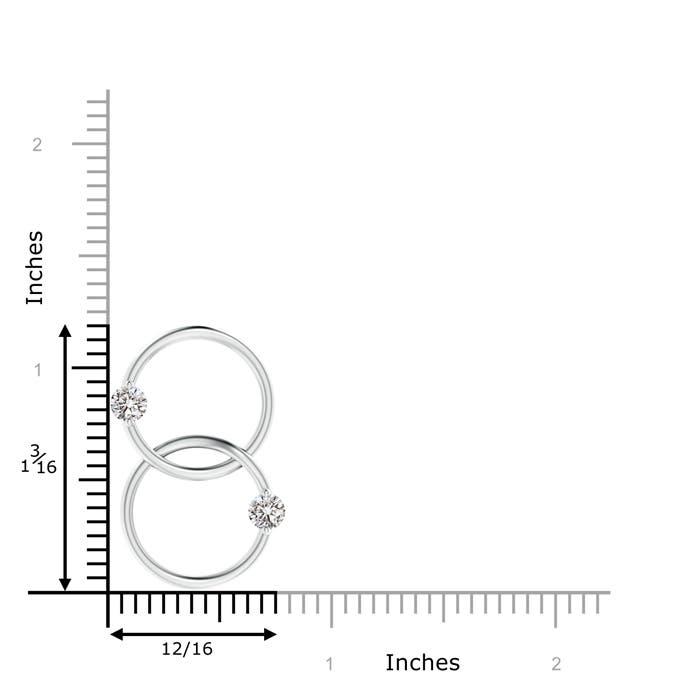 I-J, I1-I2 / 0.5 CT / 14 KT White Gold