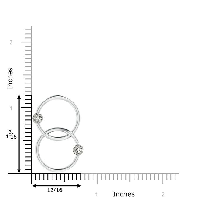 K, I3 / 0.5 CT / 14 KT White Gold