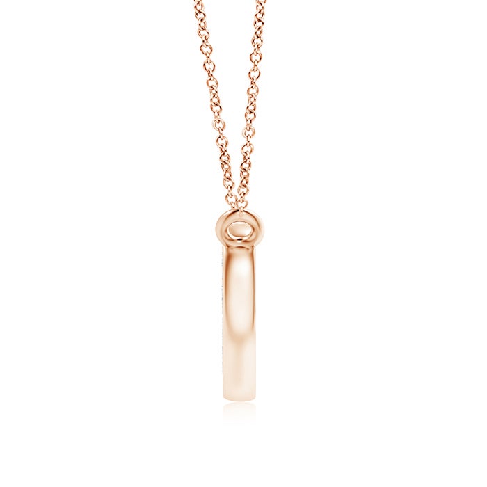 Natural Diamond Clustre Heart Pendant Necklace