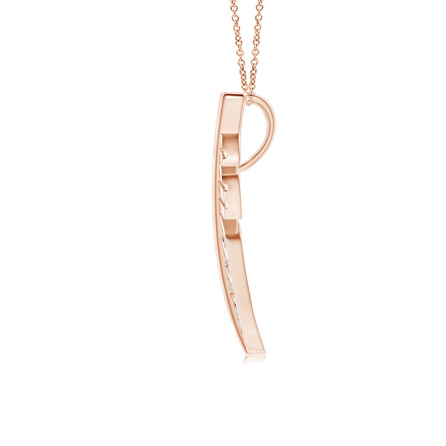 H, SI2 / 0.06 CT / 14 KT Rose Gold