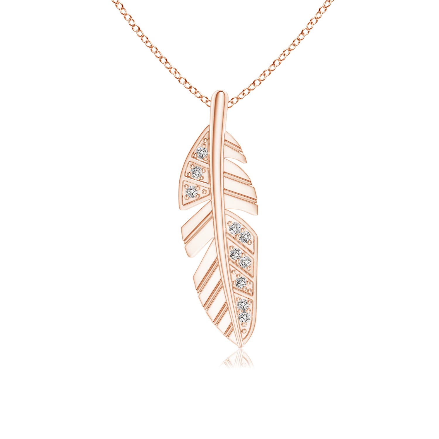 I-J, I1-I2 / 0.06 CT / 14 KT Rose Gold