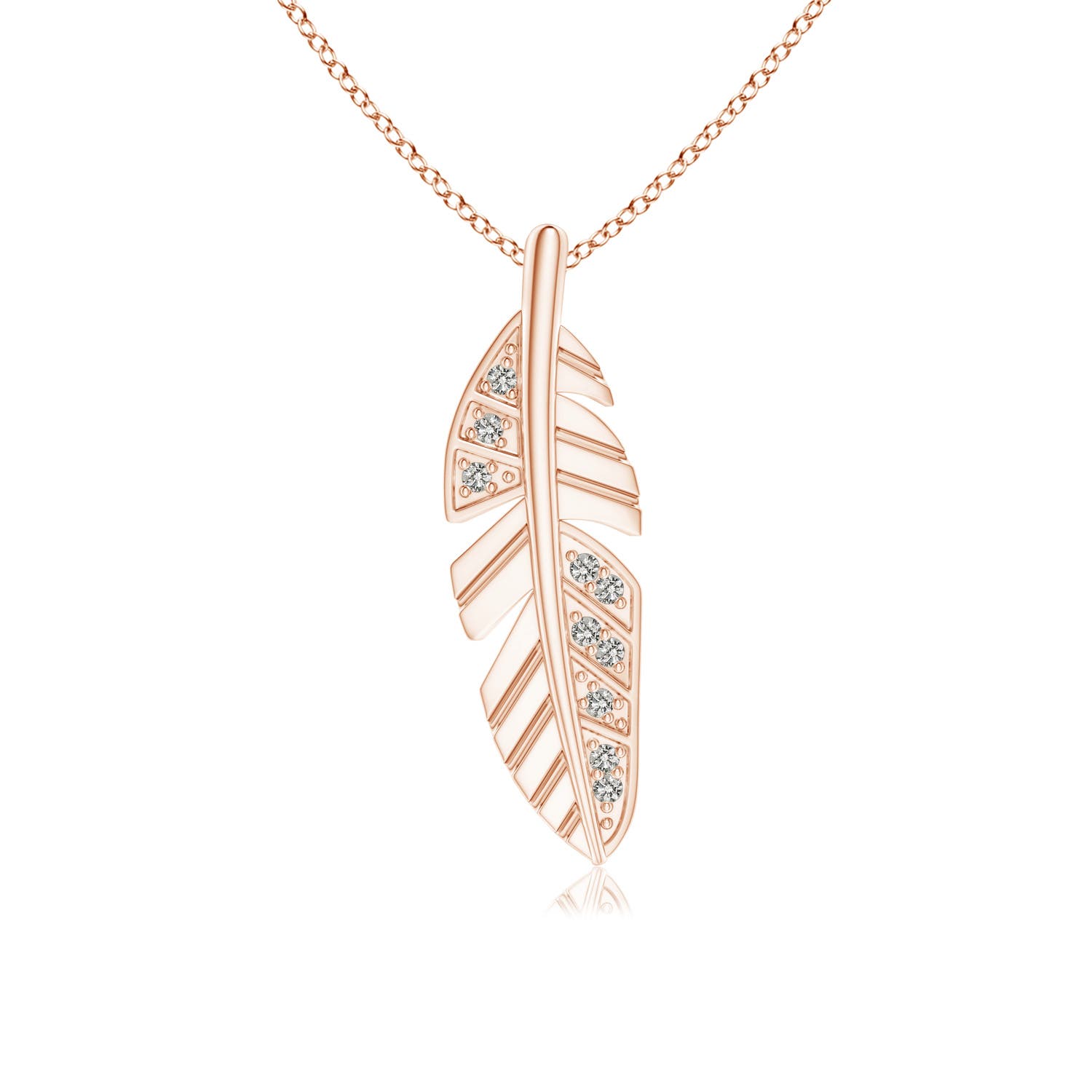 K, I3 / 0.06 CT / 14 KT Rose Gold